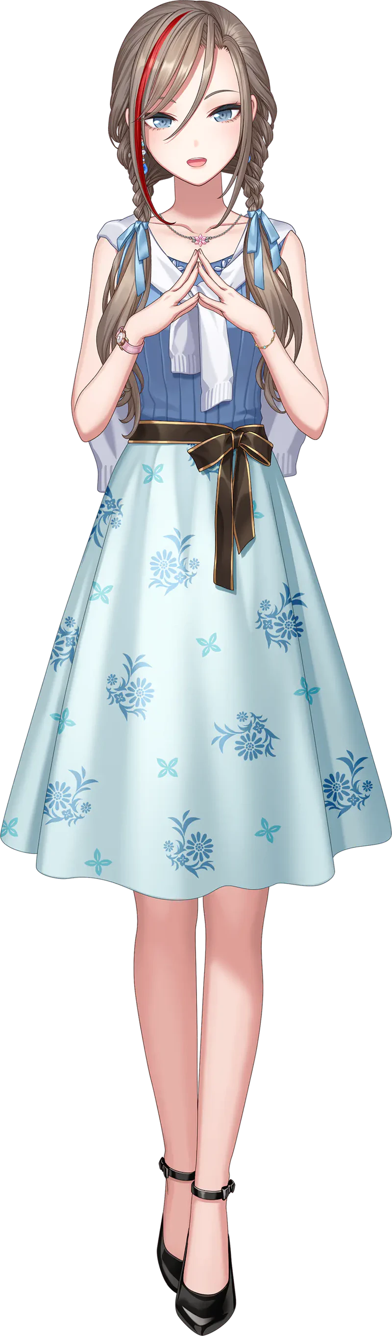 来栖夏芽の公式立ち絵