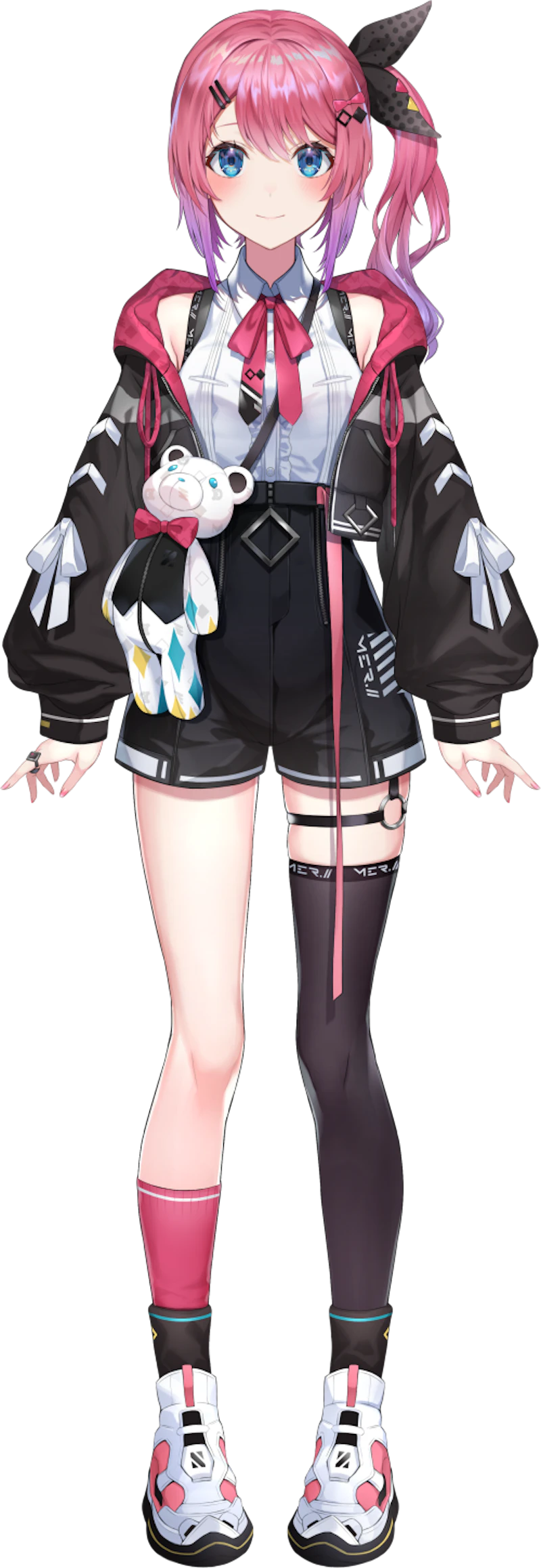 倉持めるとの公式立ち絵