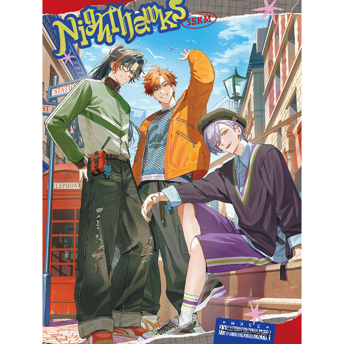 3SKM 1st Mini Album「Nighthawks」 初回生産限定盤A