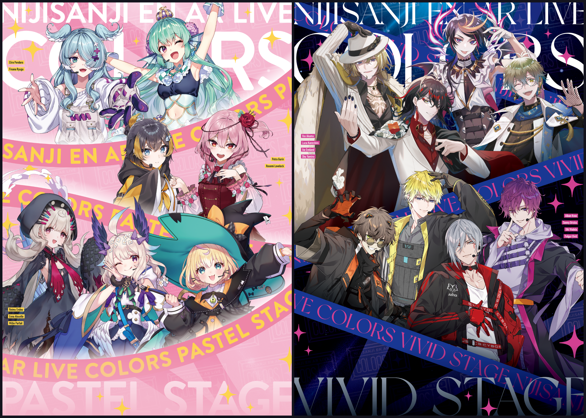 NIJISANJI EN AR LIVE COLORS PASTEL STAGE & VIVID STAGE