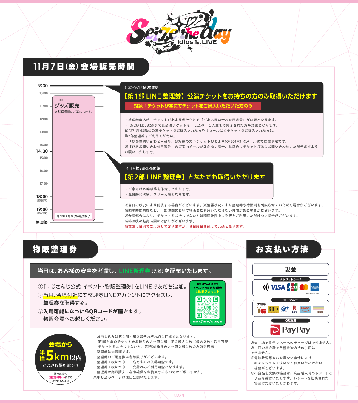 day1の整理券について