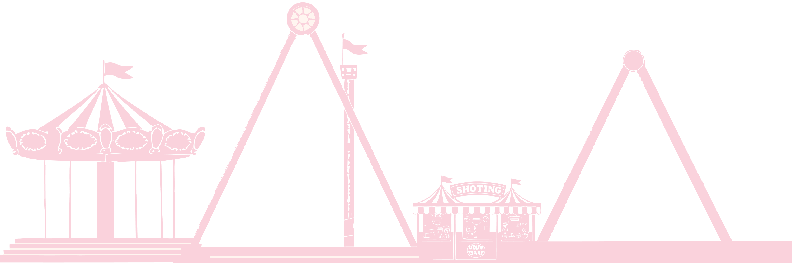 遊園地の背景