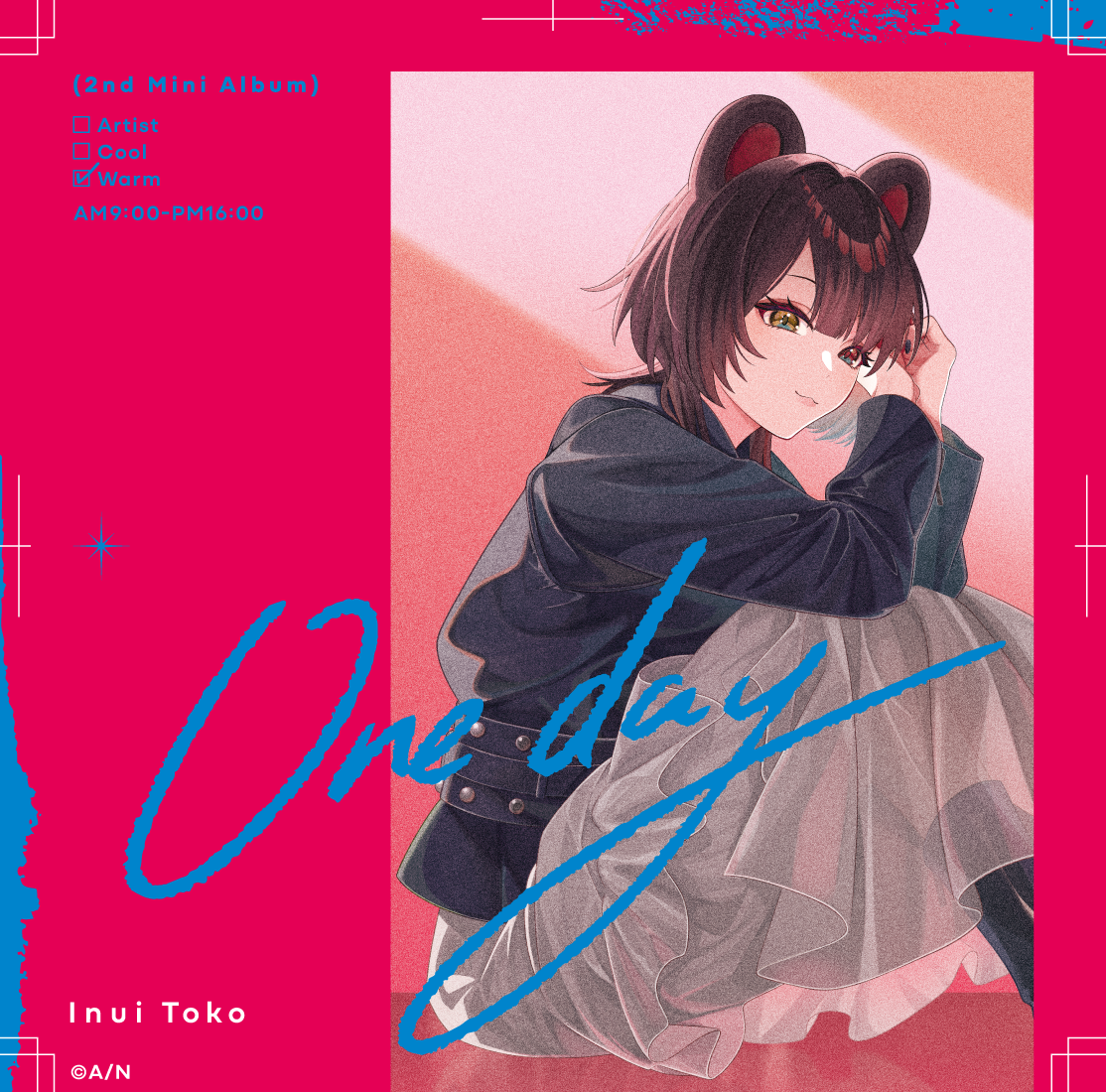 戌亥とこ 2nd Mini Album『One day』初回限定盤B ジャケット