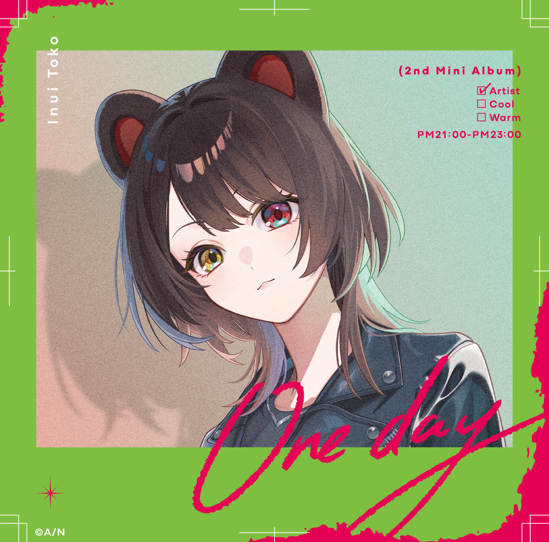 戌亥とこ 2nd Mini Album『One day』通常盤（初回プレス） ジャケット