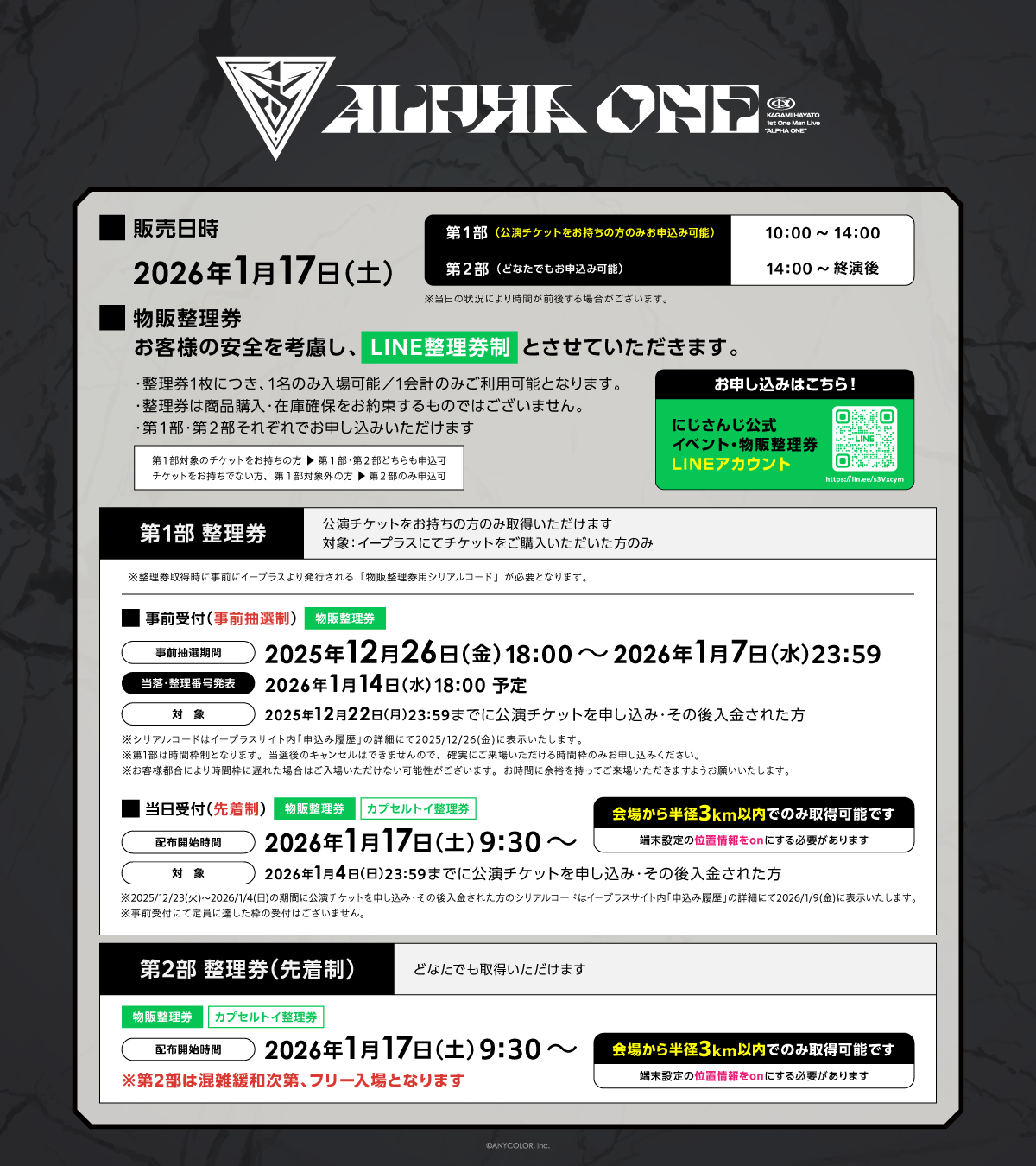 会場販売について１