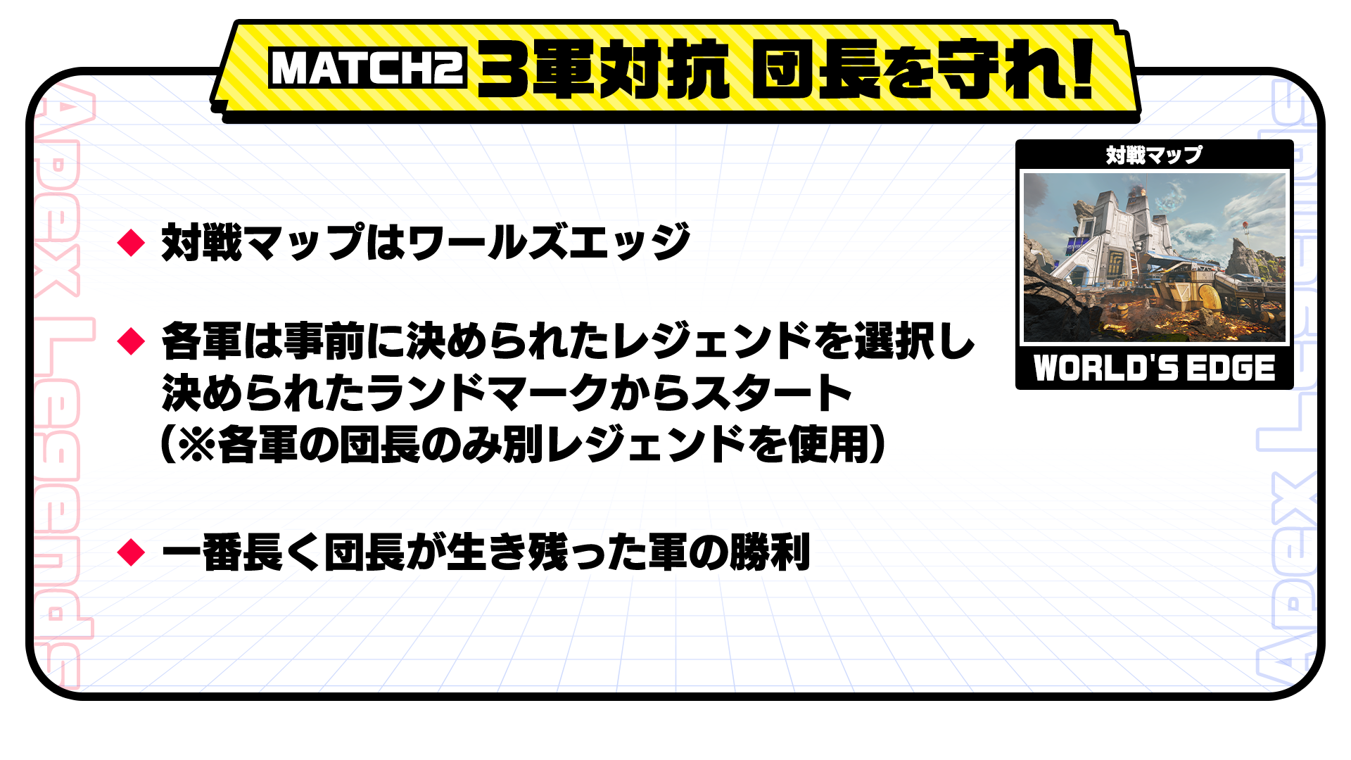 3軍対抗 団長を守れ！